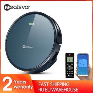 NEATSVOR X500 Robot Vacuum Cleaner 3000PA Powerful Suction 3-in-1 Pet Hair House